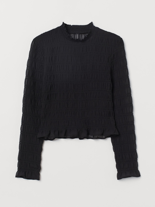 Блуза H&M модель 9634573wer_Черный Фото