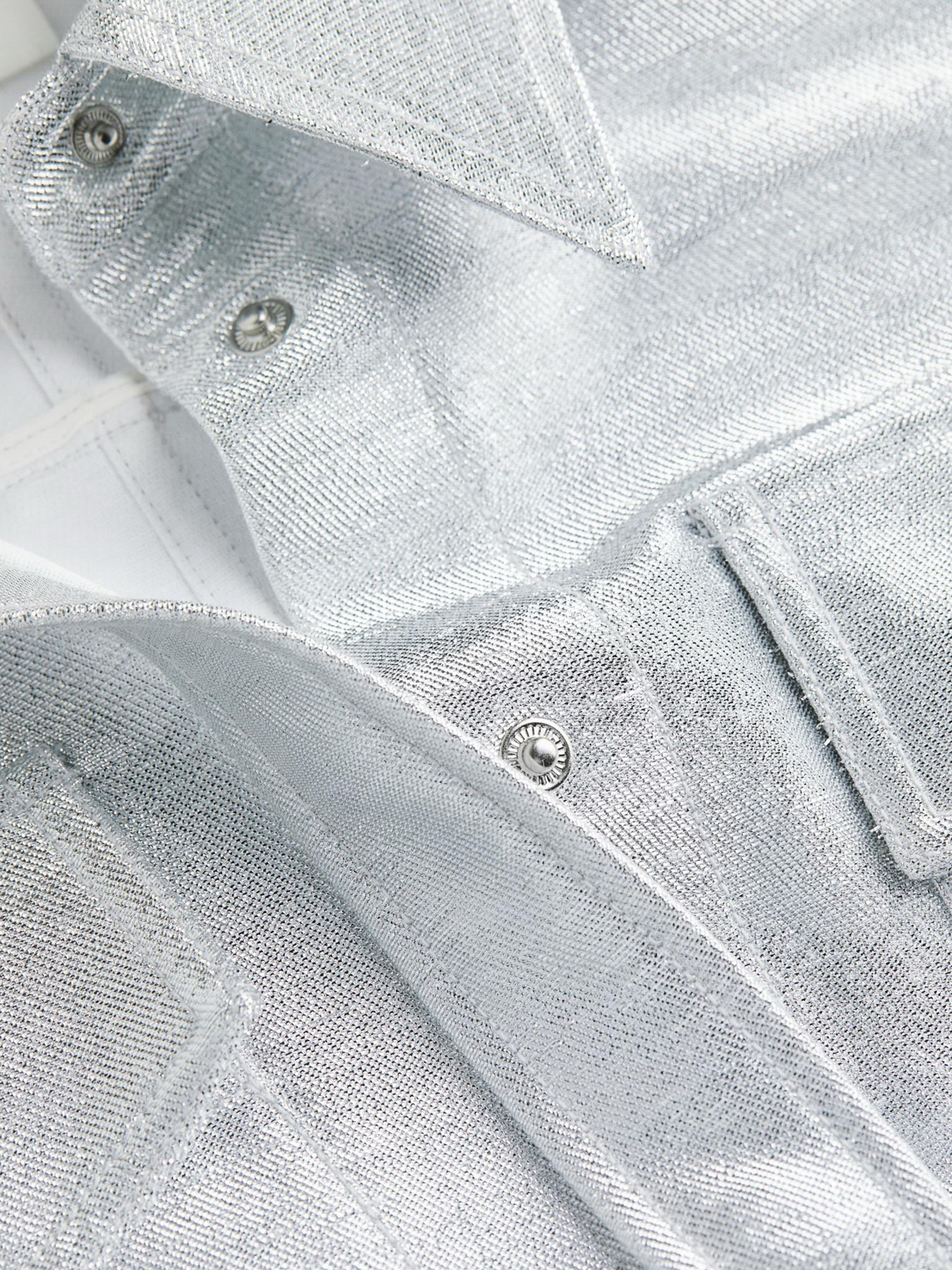 Рубашка H&M модель 1104742wer_Серебристый Фото