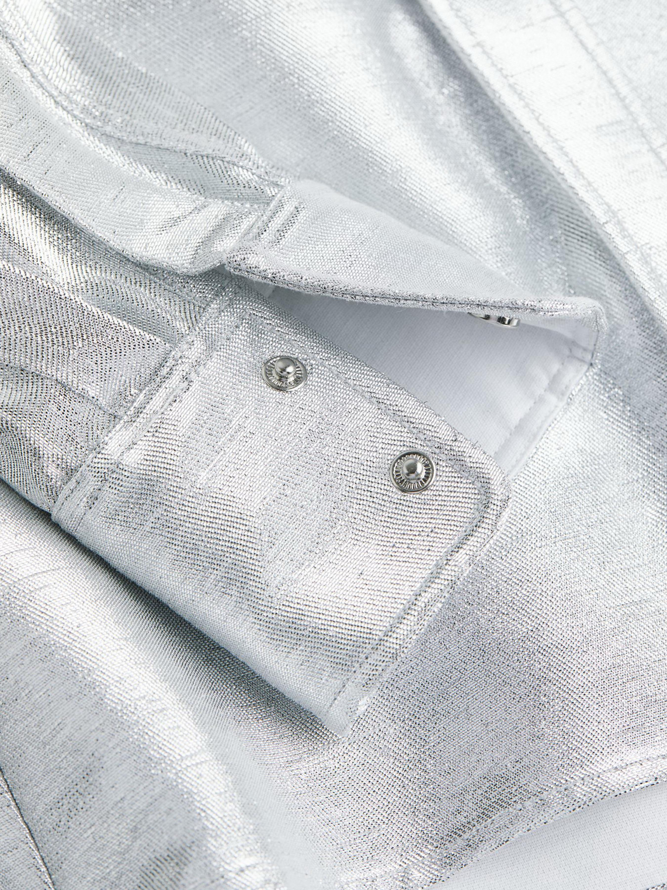 Рубашка H&M модель 1104742wer_Серебристый Фото