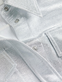 Рубашка H&M модель 1104742wer_Серебристый Фото