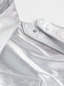 Рубашка повседневная H&M модель 1104742wer_Серебристый Фото