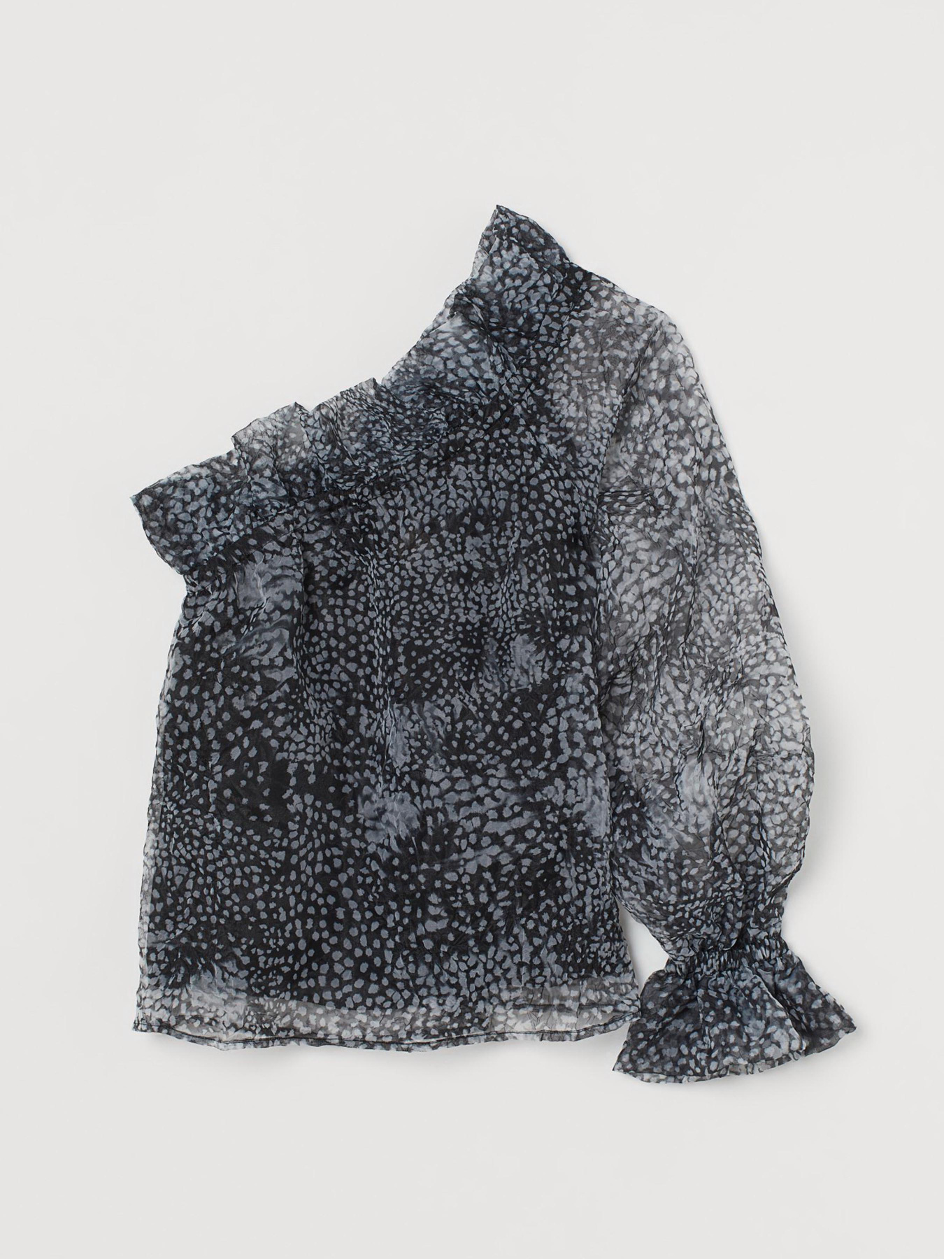 Блуза H&M модель 9030852wer_Черно-серый Фото