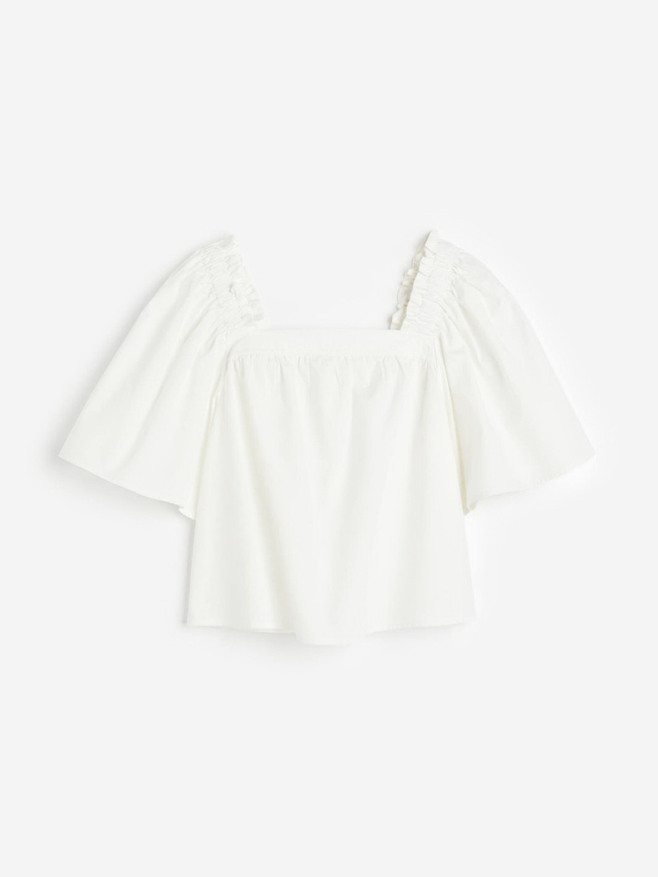 Блуза H&M модель 1180130wer_Белый Блуза H&M модель 1180130wer_Белый Фото