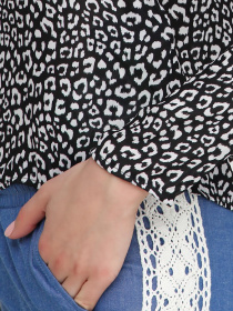 Блуза H&M модель 4967155ral_Бело-черный Фото