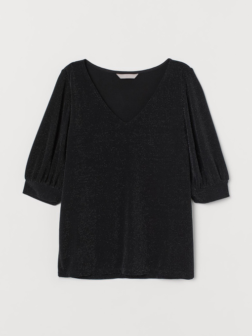 Блуза H&M модель 9268412Sbar_Черный Фото