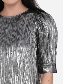 Блуза H&M модель 9625782bar_Серебристый Фото