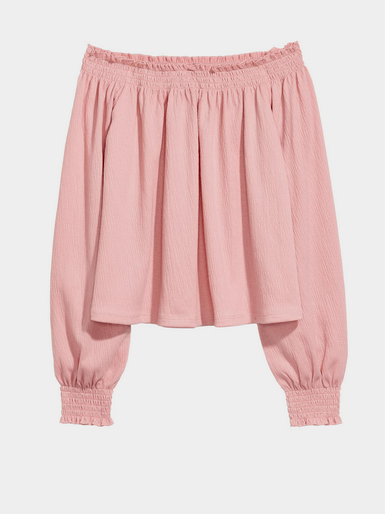 Блуза H&M модель 6222387log_Светло-розовый Фото