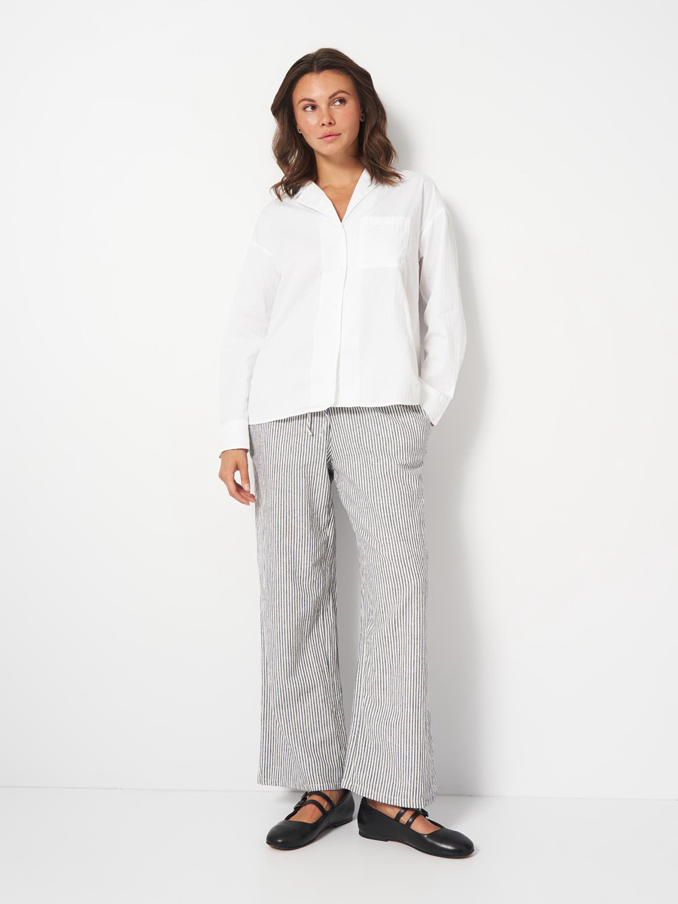 Сорочка H&M модель 1150097wer_Белый Фото