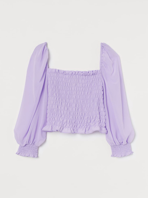 Блуза H&M модель 6356214wer_Светло-фиолетовый Фото