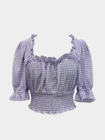 Блуза Monki модель 9463272wer_Лиловый Фото