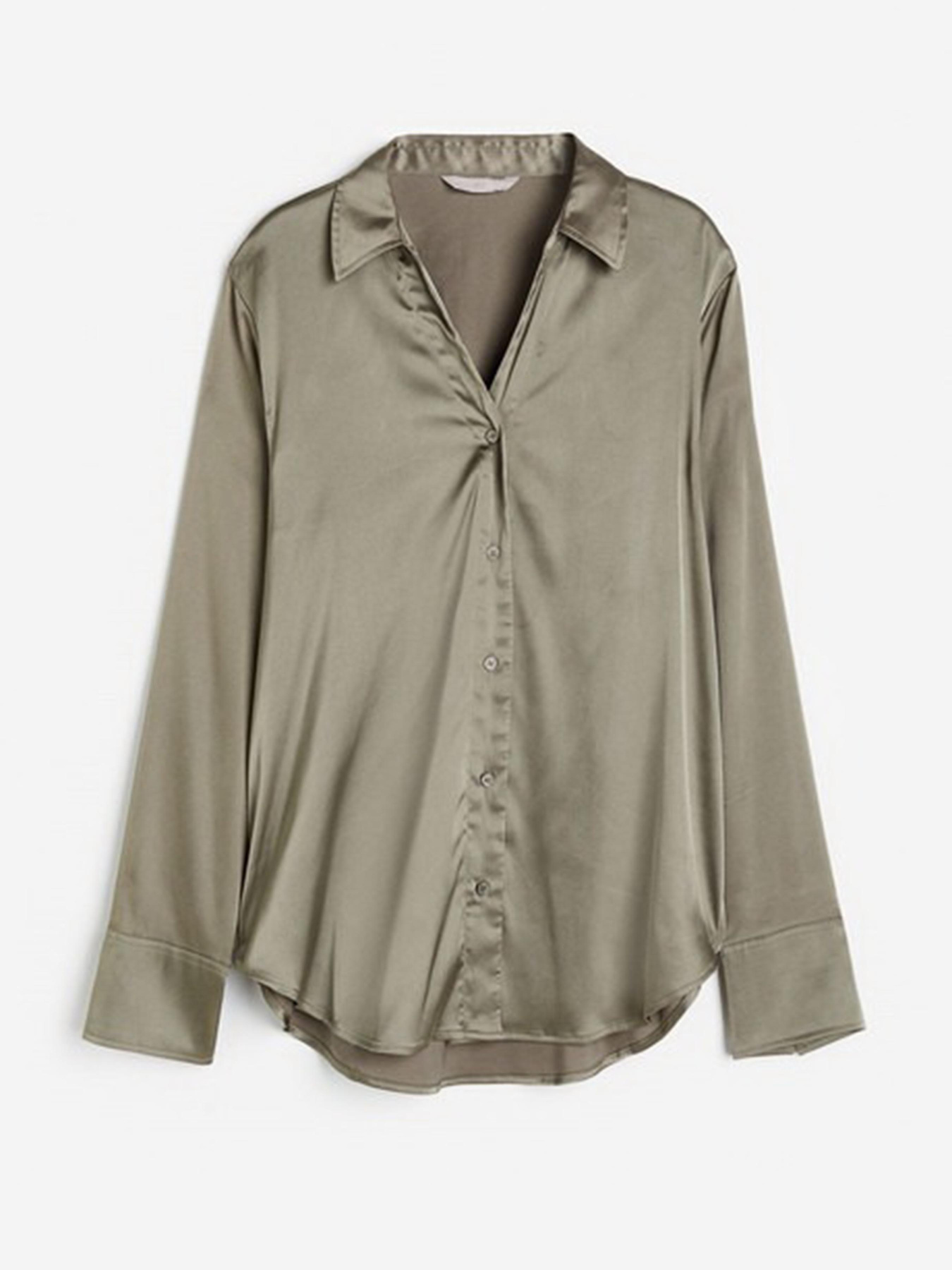 Блуза H&M модель 9397037wer_Хаки Фото