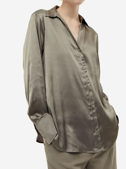 Блуза H&M модель 9397037wer_Хаки Фото