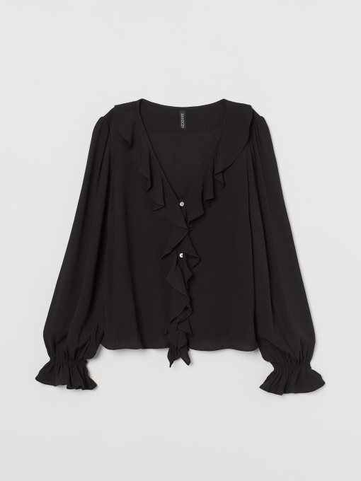 Блуза H&M модель 8339731wer_Черный Фото