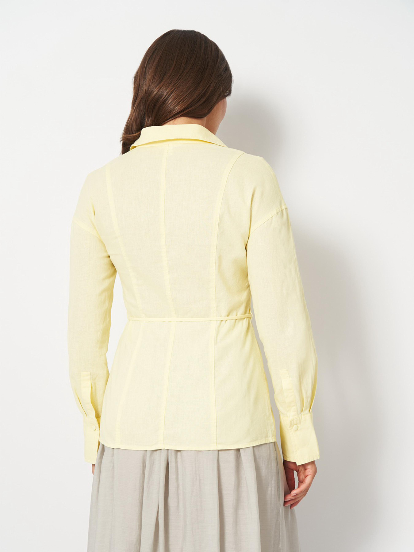 Рубашка H&M модель 1171085wer_Лимонный Фото