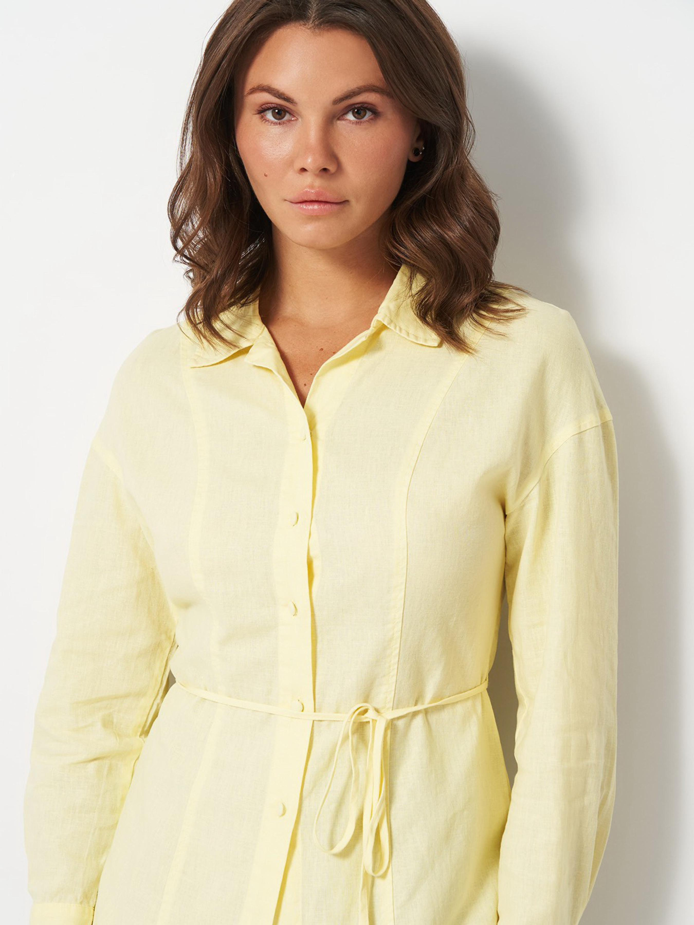Сорочка повсякденна H&M модель 1171085wer_Лимонный Фото