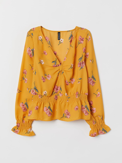 Блуза H&M модель 7136960wer_Темно-желтый Фото