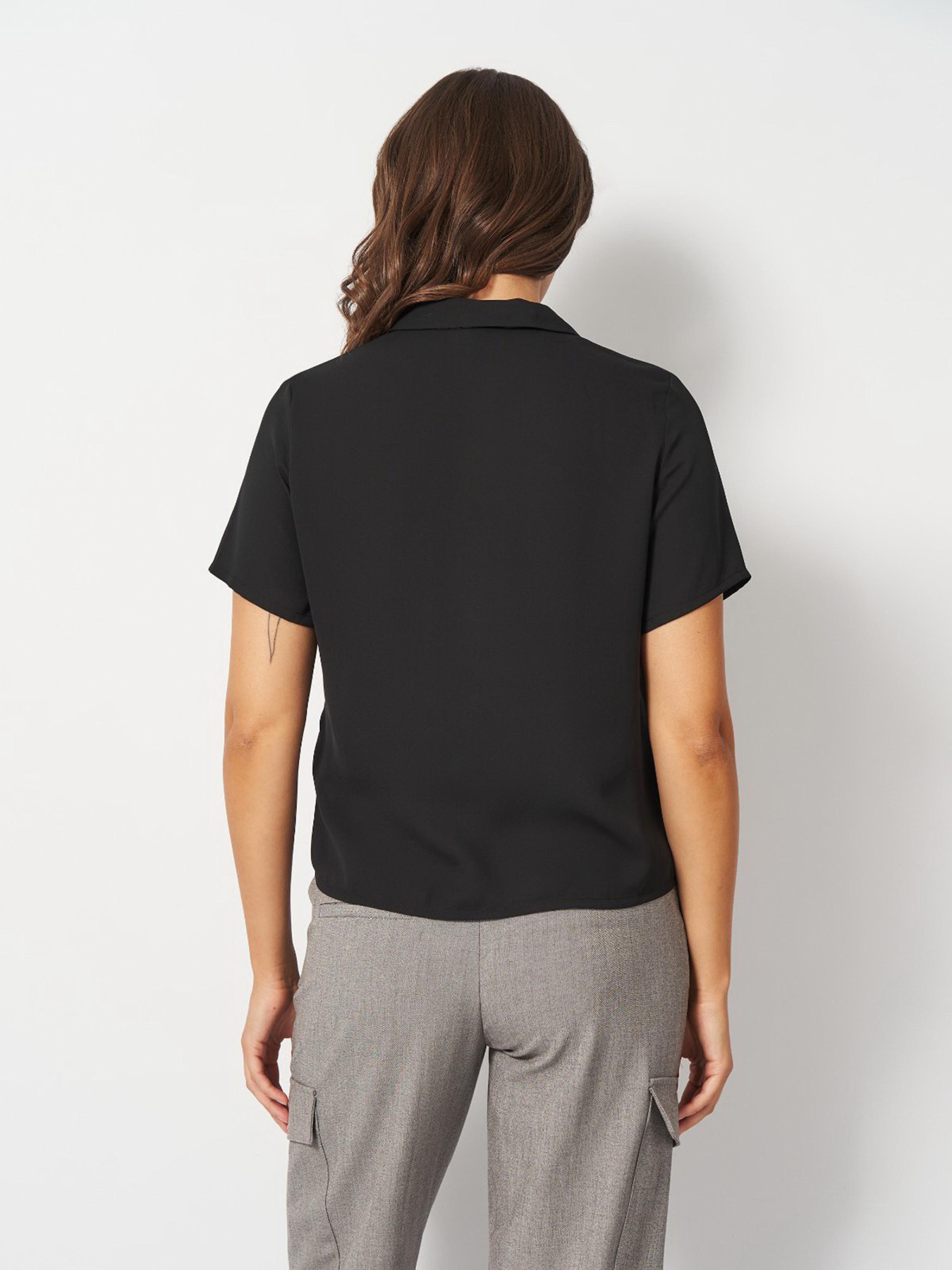 Блуза H&M модель 8387172wer_Черный Фото