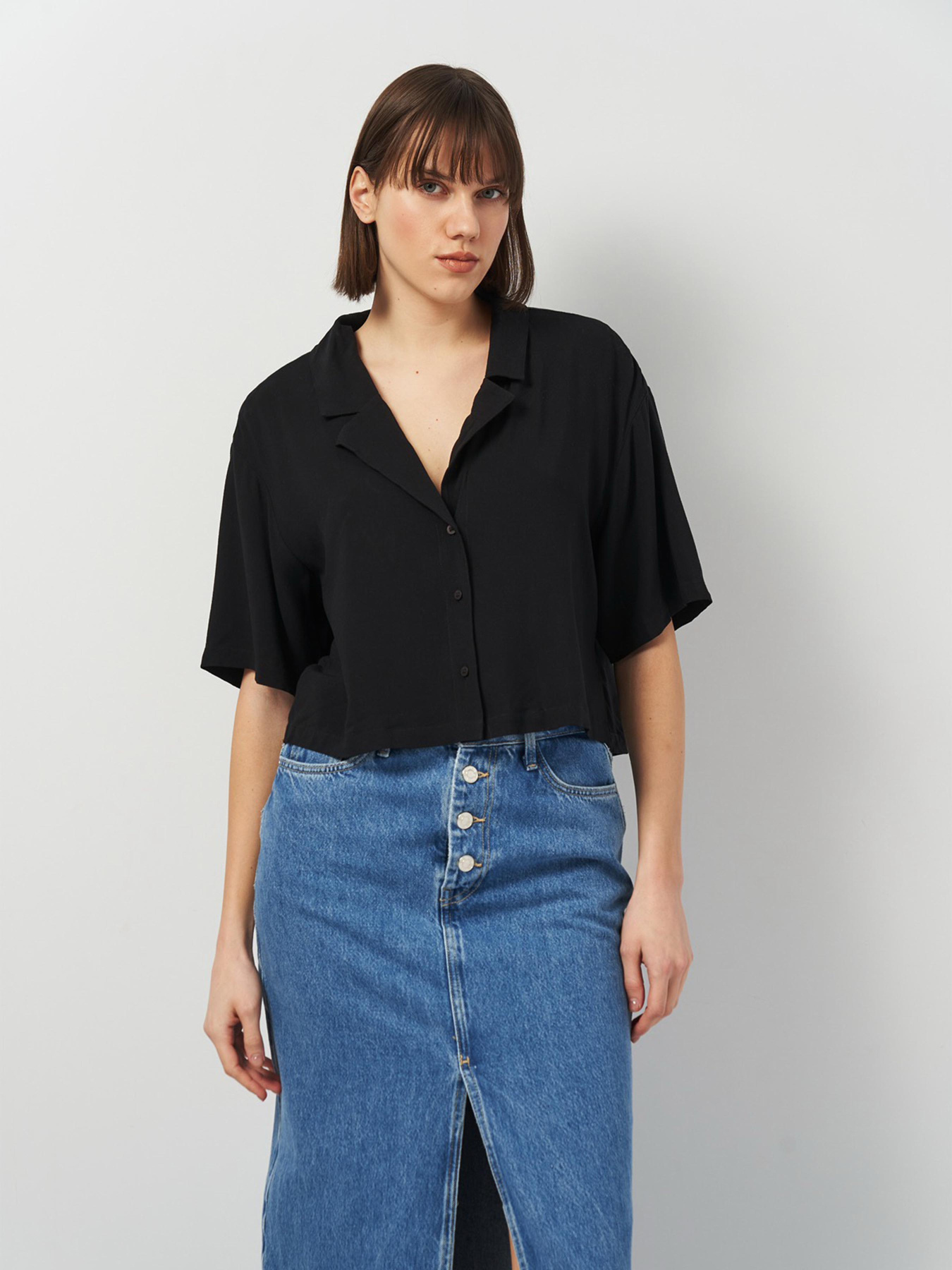 Блуза Monki модель 5263781wer_Черный Фото