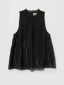 Блуза H&M модель 6818458dlog_Черный Фото