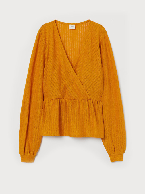 Блуза H&M модель 7686100arl_Горчичный Фото
