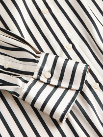 Блуза H&M модель 9397037wer_Черно-белый Фото