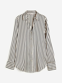 Блуза H&M модель 9397037wer_Черно-белый Фото