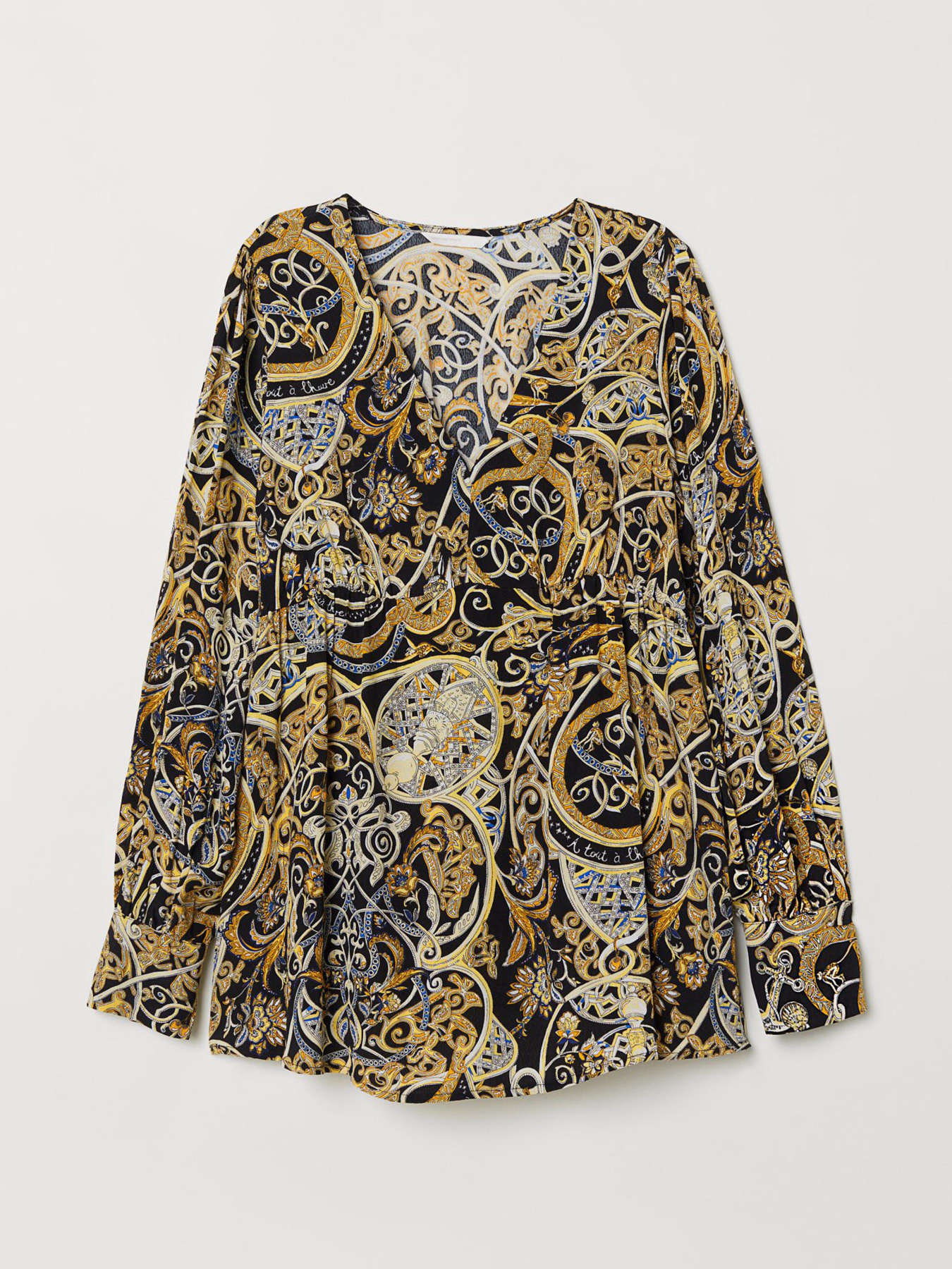 Блуза H&M модель 6538398abr_Комбинированный Фото