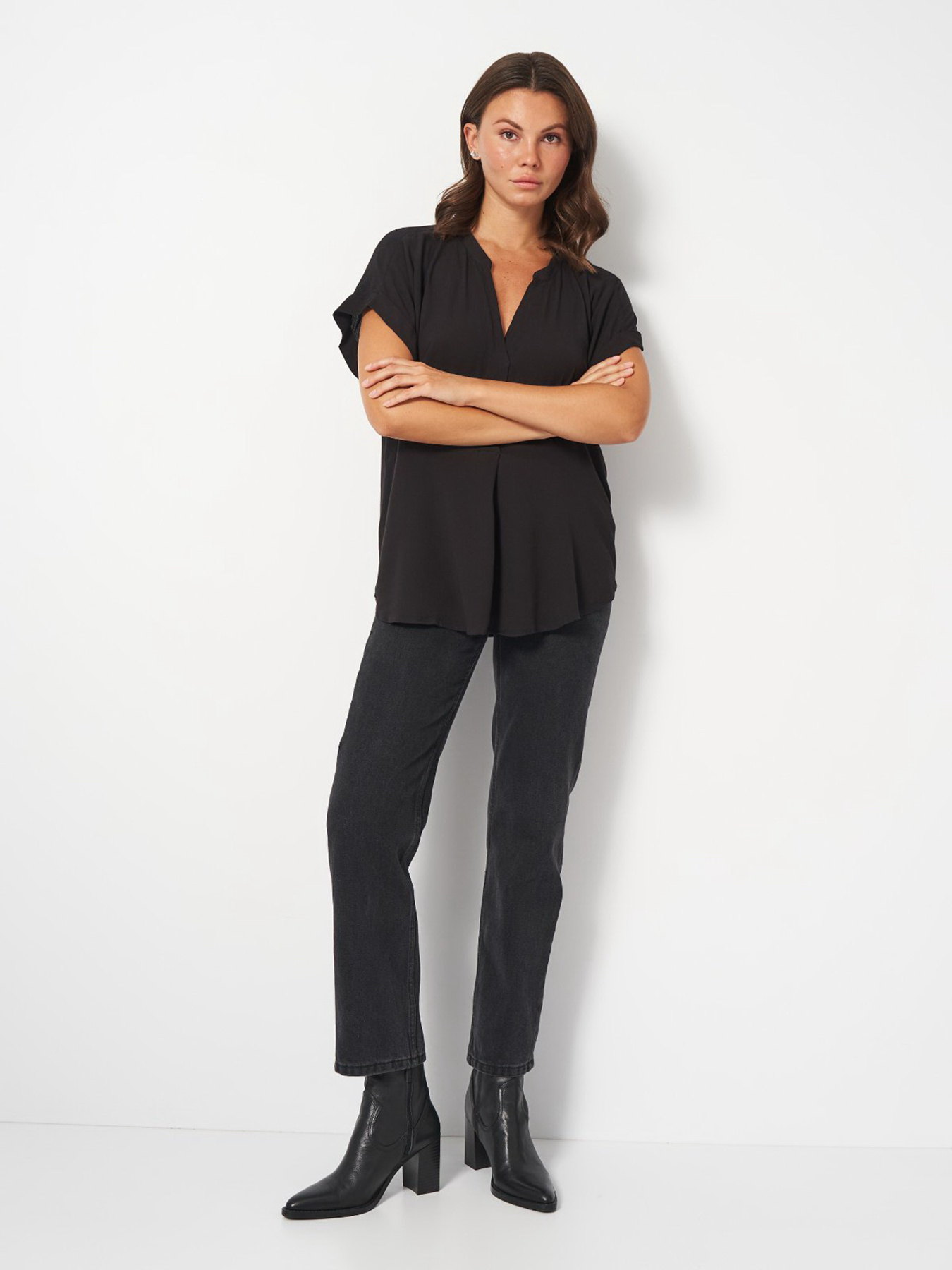 Блуза H&M модель 8502411wer_Черный Фото