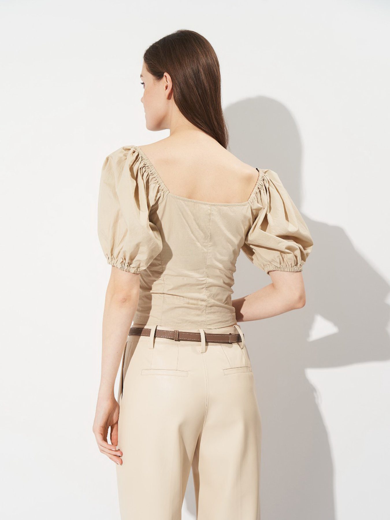 Блуза H&M модель 9316862wer_Бежевый Фото