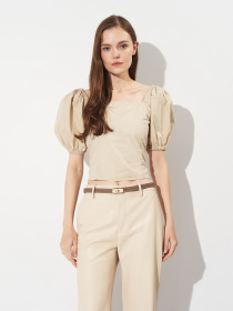 Блуза H&M модель 9316862wer_Бежевый Фото