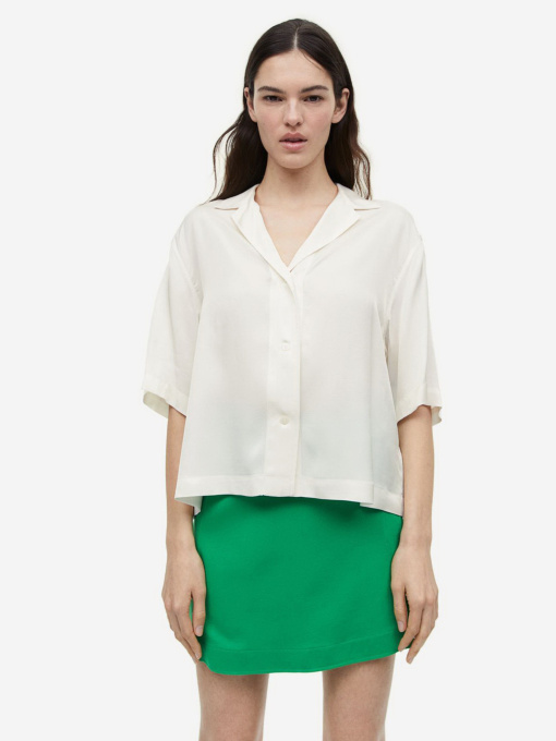 Блуза H&M модель 1131902wer_Молочный Фото