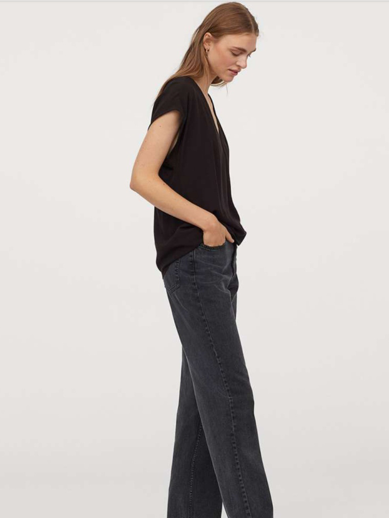 Блуза H&M модель 8169531wer_Черный Фото