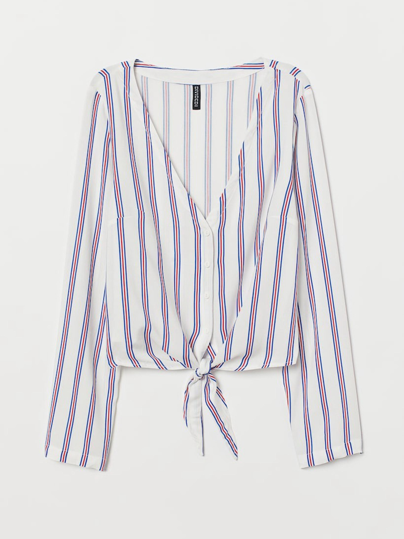 Блуза H&M модель 6289248wer_Бело-красный Фото