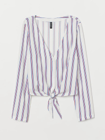 Блуза H&M модель 6289248wer_Бело-красный Фото