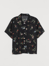 Блуза H&M модель 8387171wer_Черный Фото