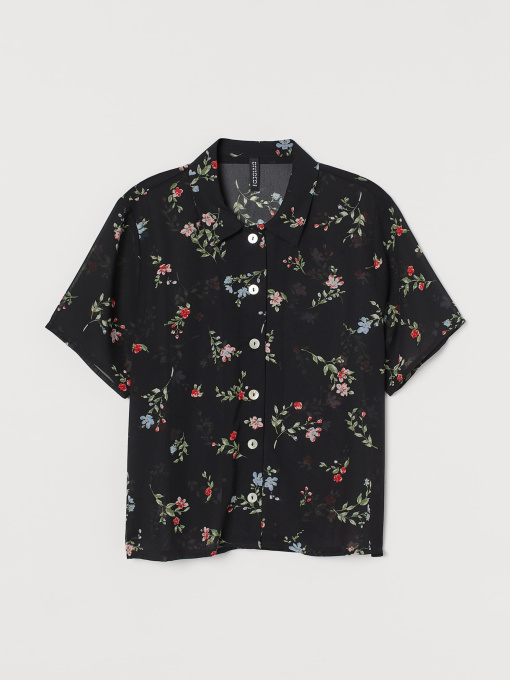 Блуза H&M модель 8387171wer_Черный Фото