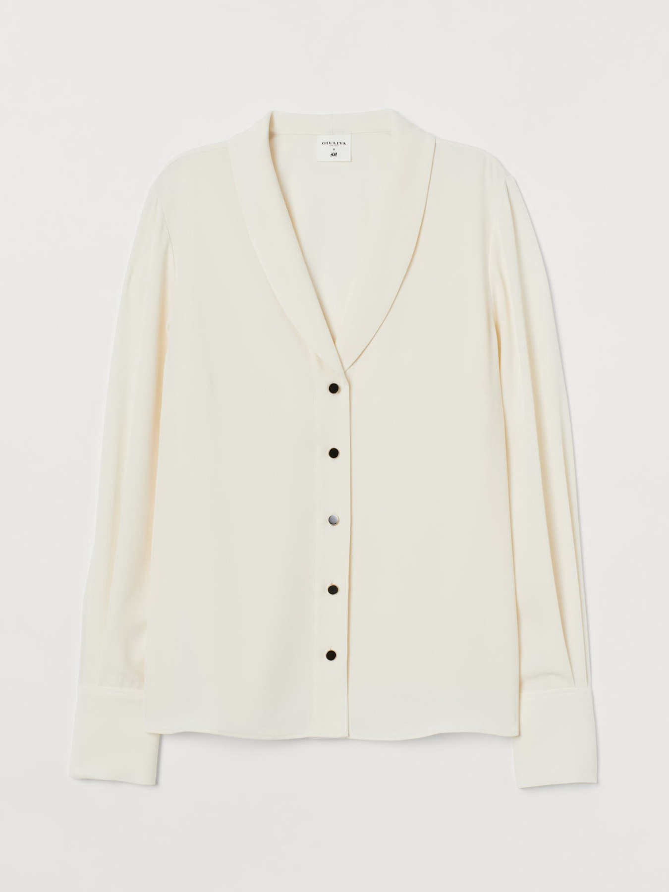 Блуза H&M модель 9047572wer_Кремовый Фото