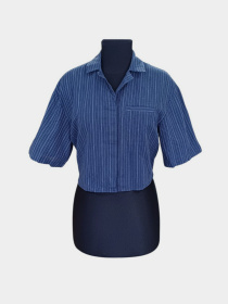 Рубашка H&M модель 5698147wer_Темно-синий Фото