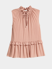 Блуза H&M модель 5031335abr_Пудровый Фото