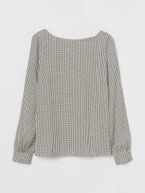 Блуза H&M модель 9279222wer_Черно-белый Фото