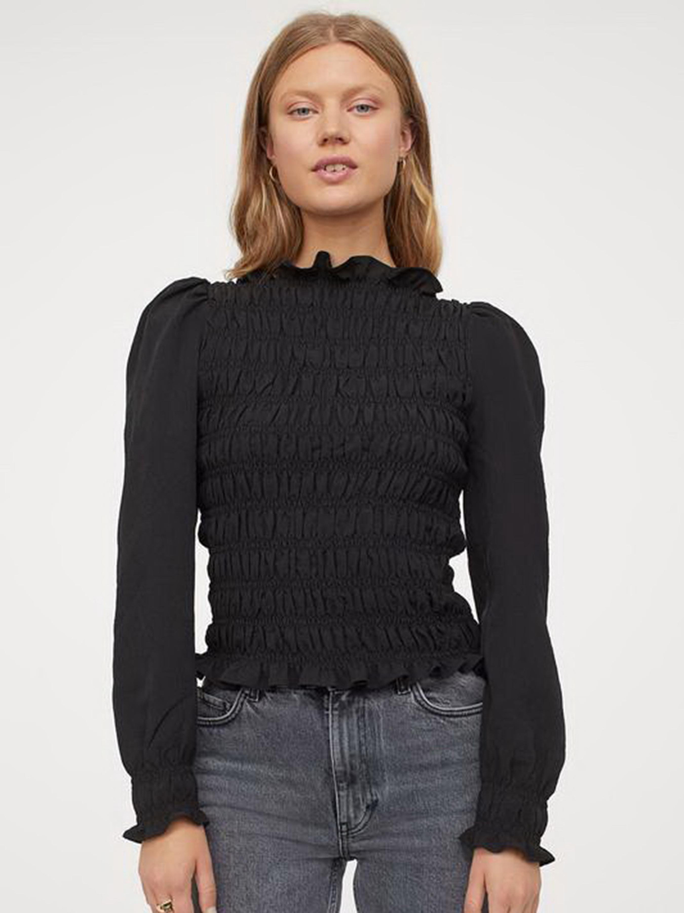 Блуза H&M модель 8819422wer_Черный Фото