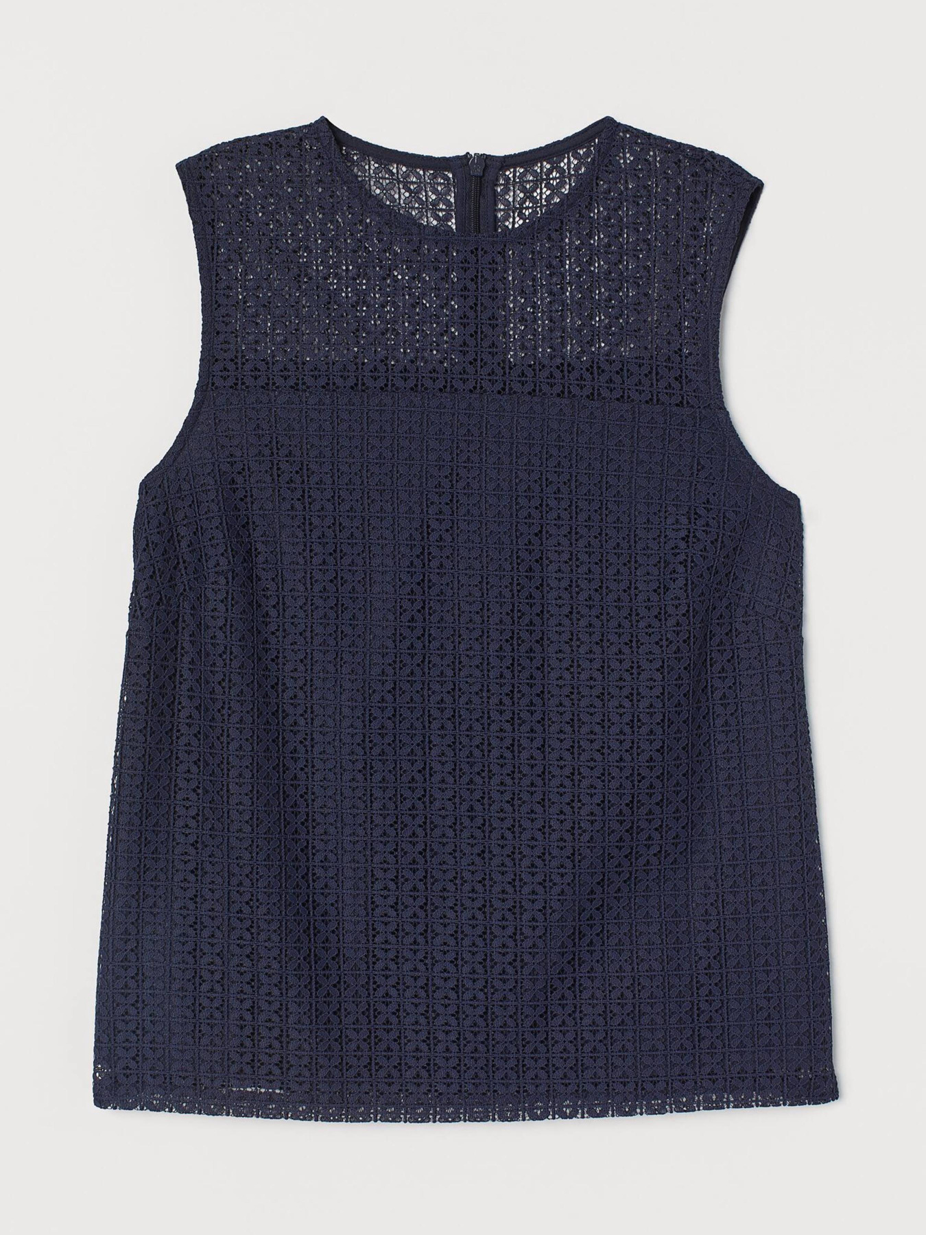 Блуза H&M модель 8880280wer_Темно-синий Фото