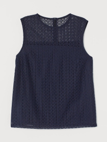 Блуза H&M модель 8880280wer_Темно-синий Фото