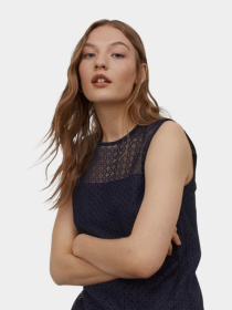 Блуза H&M модель 8880280wer_Темно-синий Фото