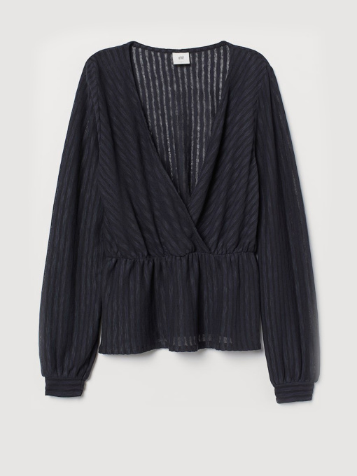 Блуза H&M модель 7905020wer_Черный Фото