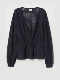 Блуза H&M модель 7905020wer_Черный Фото