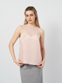 Блуза H&M модель 4672325wer_Пудровый Фото