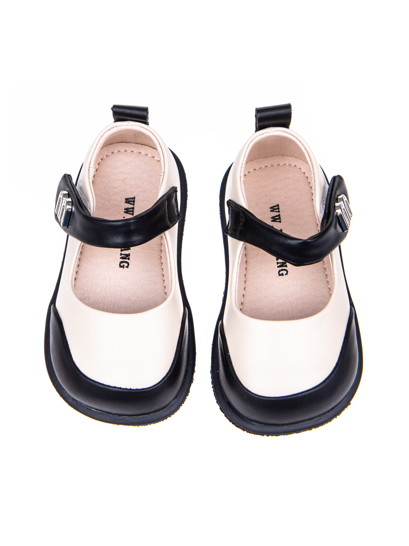 Туфлі Calorie  модель BY5807 бежево-чорні (16-19) Фото