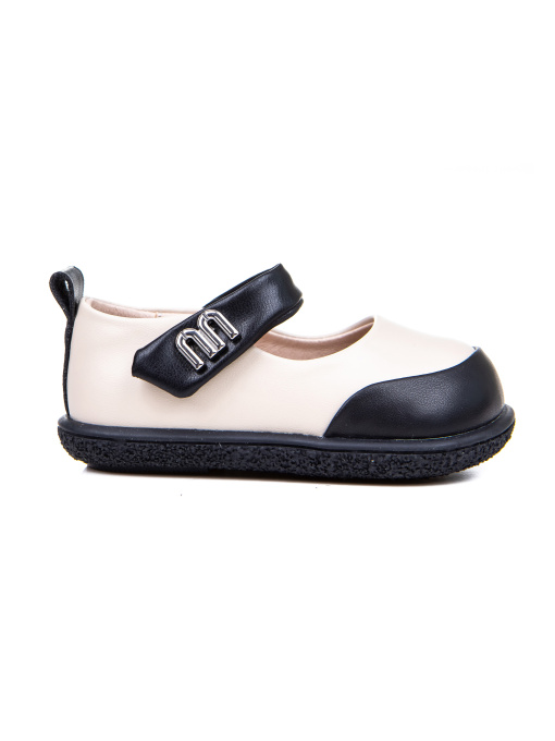 Туфлі Calorie  модель BY5807 бежево-чорні (16-19) Фото