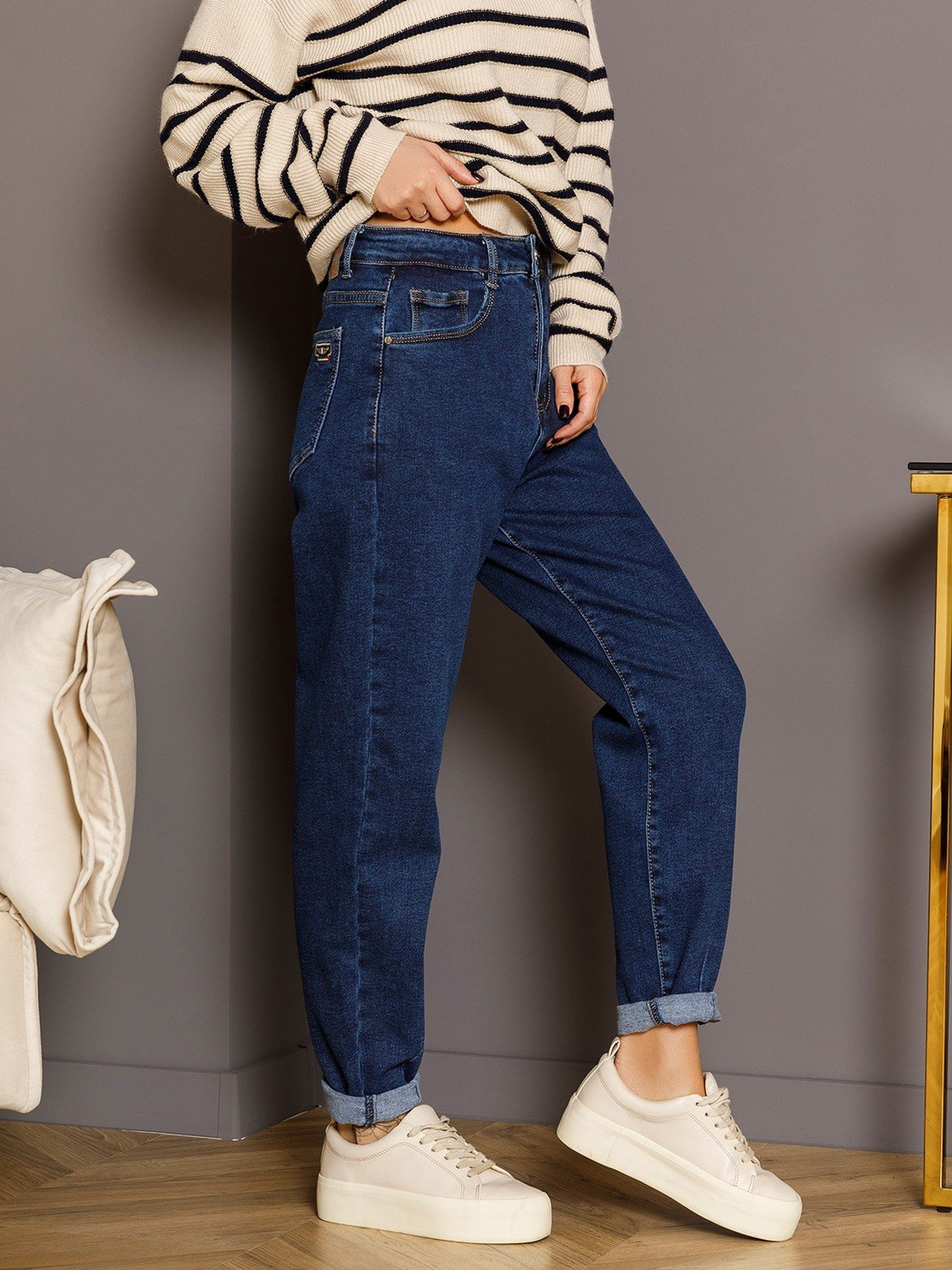 Джинсы ISSA Plus модель WN20-223_blue Фото